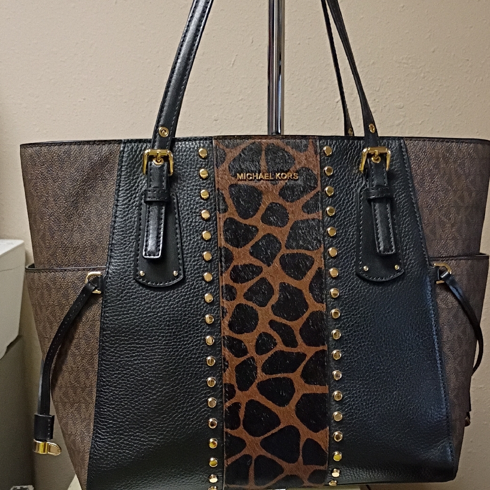 MK Voyager Mixed Media East-West Tote